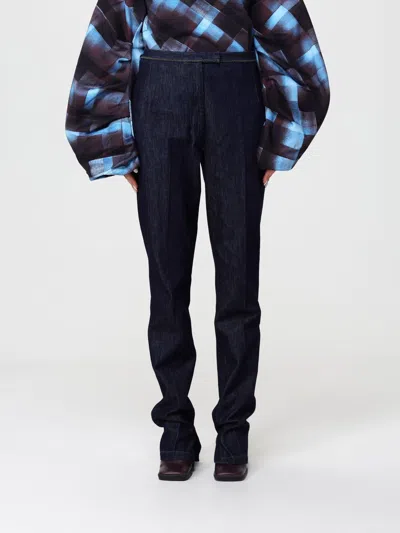 Dries Van Noten Pants  Woman Color Indigo In Purple