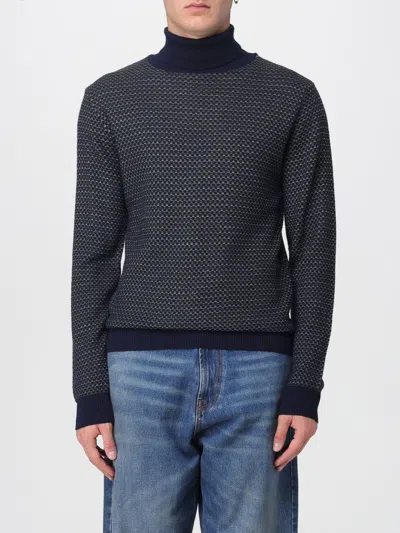 Manuel Ritz Sweater  Men Color Blue In Gray