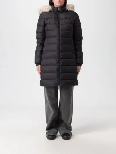 Tommy Jeans Jacket  Woman Color Black In Black