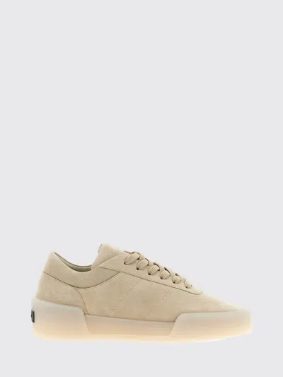 Fear Of God Low Top Suede Sneakers With Rubber Sole In Brown