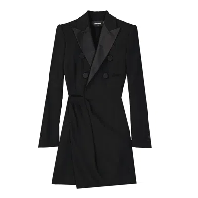 Dsquared2 Double-breasted Blazer Dress In Black