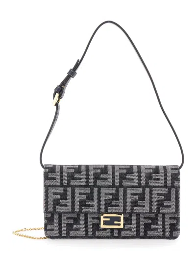 Fendi Baguette Chain Strap Wallet In Multi