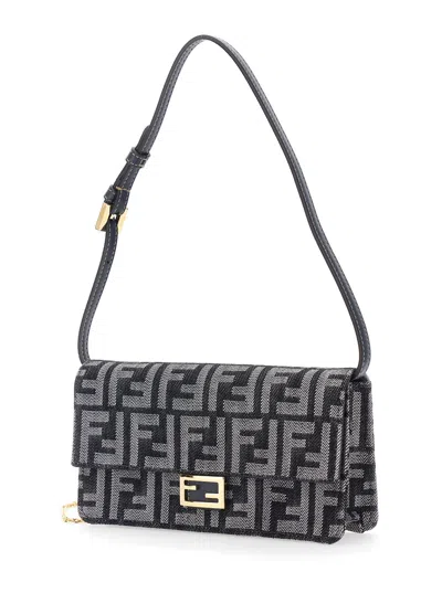 Fendi Baguette Chain Strap Wallet In Multi