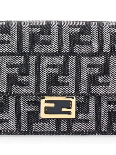 Fendi Baguette Chain Strap Wallet In Multi
