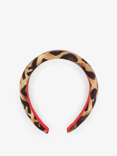 Fendi Animal-print Headband In Multi