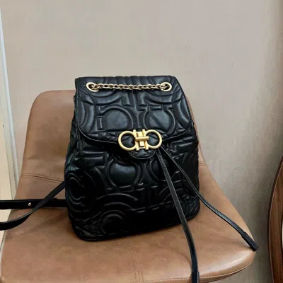 Ferragamo Women Pre-loved Bag Very Good Condition In Black