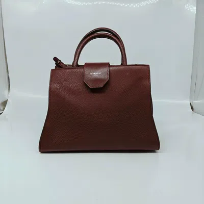 Givenchy Women Pre-loved Bag Very Good Condition In Burgundy