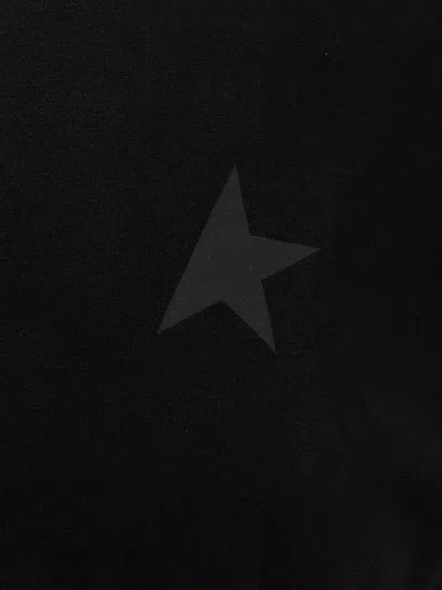 Golden Goose Black Logo-embroidered Short-sleeved T-shirt In Multi