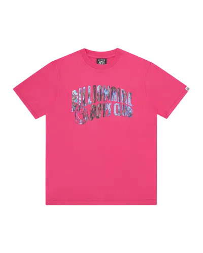 Billionaire Boys Club Bayou Fill Arch Logo T-shirt In Pink