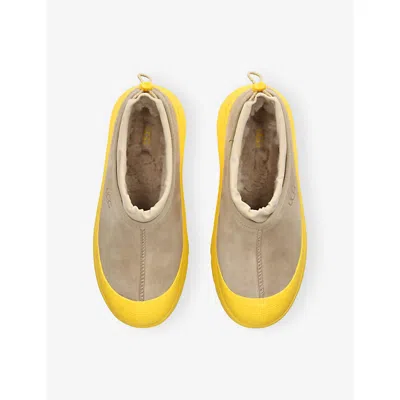 Ugg Modern Sneakers With Contrast Sole And Pull Tab In Yellow