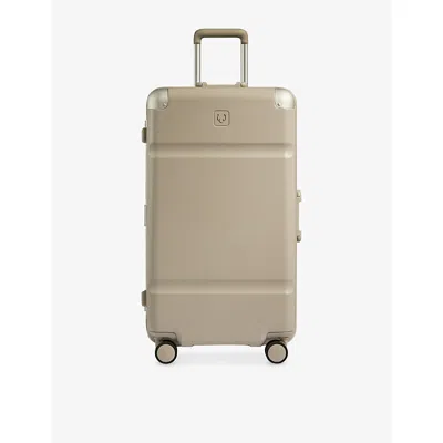 Antler Sandstone Heritage Stripe 4-wheel Trunk Suitcase 76cm In Neutral