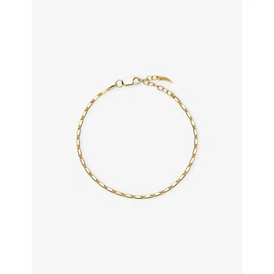 Missoma Womens Lucy Williams 18ct Yellow-gold Vermeil Chain Bracelet In Gold