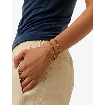 Missoma Womens Lucy Williams 18ct Yellow-gold Vermeil Chain Bracelet In Gold