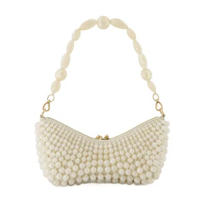 Cult Gaia Mercier Clutch In White
