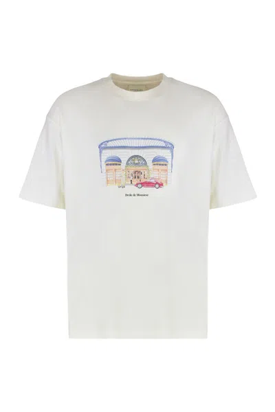 Drôle De Monsieur Short-sleeved T-shirt In White