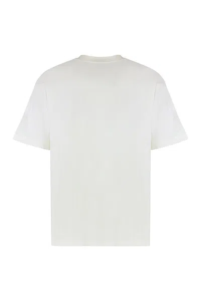 Drôle De Monsieur Short-sleeved T-shirt In White