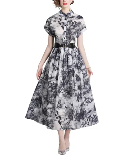 Dza Midi Dress In Multi