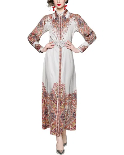 Dza Maxi Dress In White
