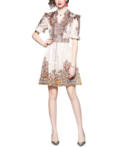 Dza Mini Dress In White