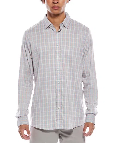Faherty The Movement Shirt In Gray