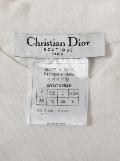 Pre-owned Dior 2002 Summer Holiday T-shirt In White