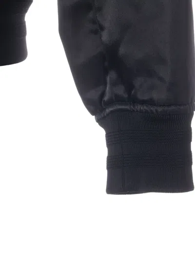 Pre-owned Dior 2020 X Judy Blame Logo-embroiderd Bomber Jacket In Black