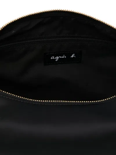 Agnès B. Braided-handle Shoulder Bag In Black