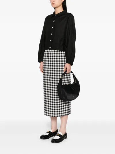 Agnès B. Braided-handle Shoulder Bag In Black