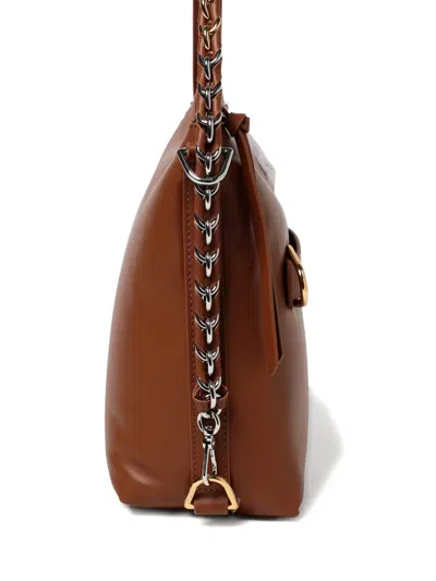 Coccinelle Chain-strap Shoulder Bag In Brown