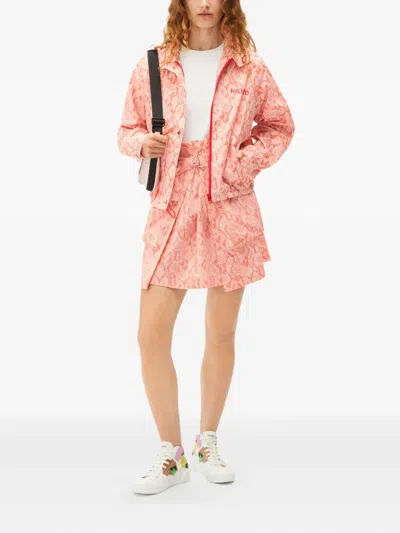 Kenzo Python-pattern Zip Jacket In Multi