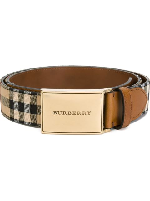 burberry charles check belt