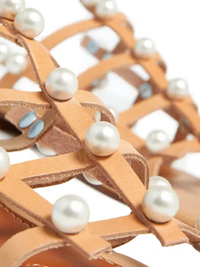 Elina Linardaki Dune Strappy Sandals In Neutral