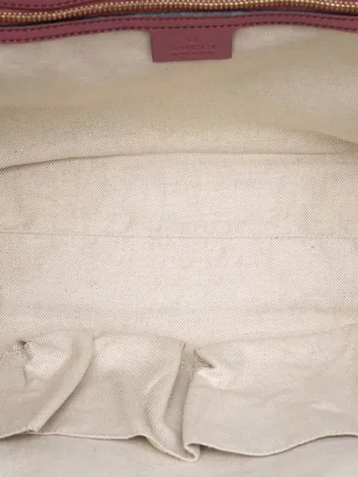 Pre-owned Gucci 2016-2025 Large Ssima Emily Shoulder Bag In Pink