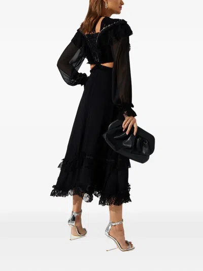 ZINNA LACE MIDI DRESS