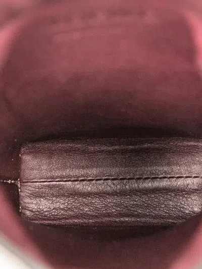 Pre-owned Loewe 2019 Leather Gate Pocket Crossbody Bag In Brown