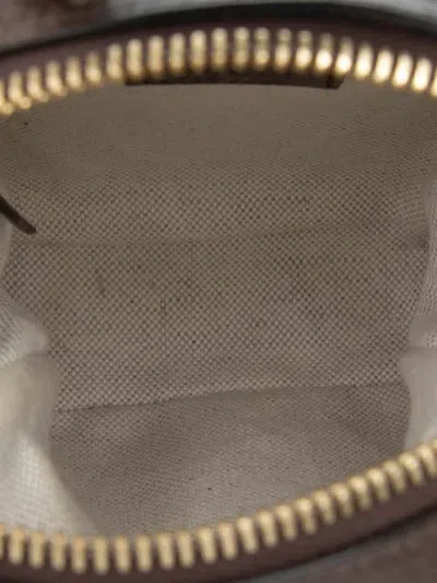 Pre-owned Gucci 2016-2025 Micro Jumbo Gg Canvas Web Top Handle Bag Satchel In Brown