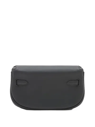 Pre-owned Hermes 2025 Swift Kelly Moove Crossbody Bag In Black