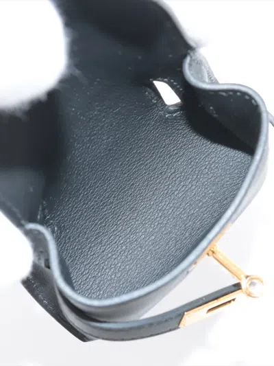 Pre-owned Hermes 2025 Swift Kelly Moove Crossbody Bag In Black