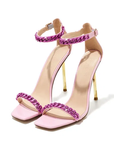 Femme La 110mm Imogen Chain Sandals In Multi
