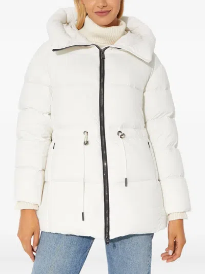 Hetregò Addylin Quilted Hooded Jacket In White