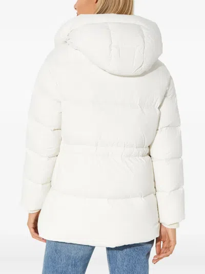 Hetregò Addylin Quilted Hooded Jacket In White