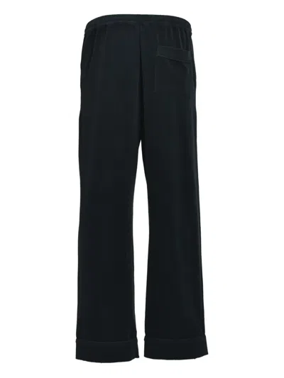 Breath Script-logo Track Pants In Black