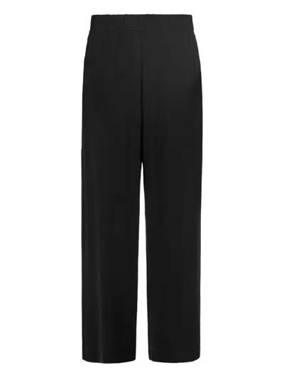 Max Mara Savio Elasticated-waist Trousers In Black