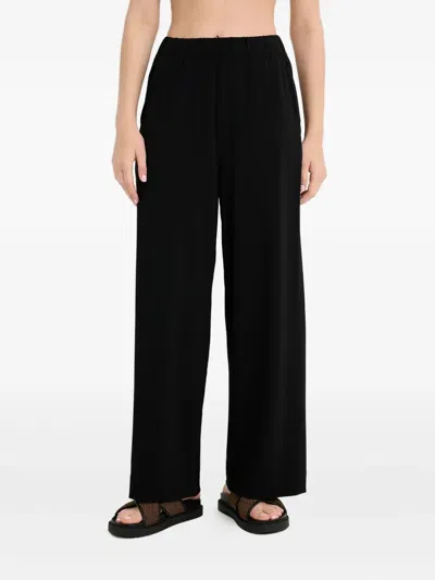 Max Mara Savio Elasticated-waist Trousers In Black