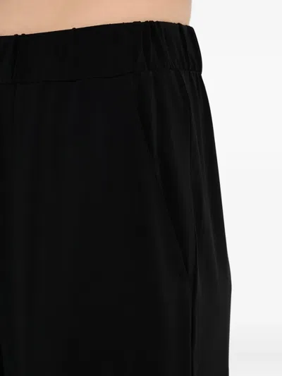 Max Mara Savio Elasticated-waist Trousers In Black