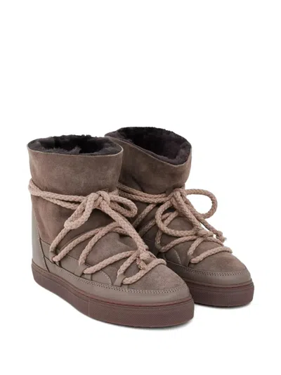 Inuikii Lace-up Boots In Brown