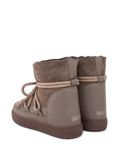 Inuikii Lace-up Boots In Brown