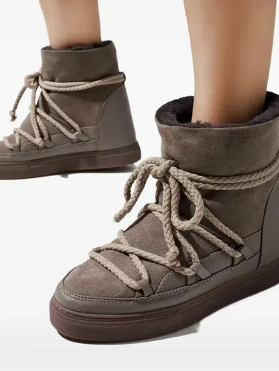 Inuikii Lace-up Boots In Brown
