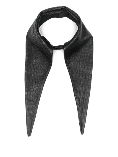 POINTED LEATHER TIE
