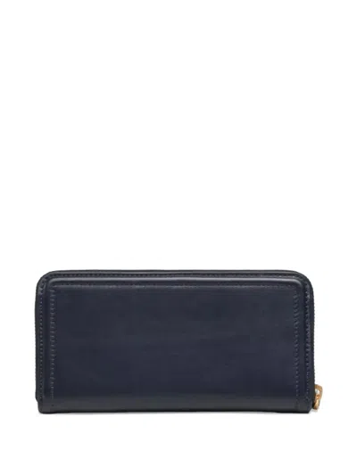 Ralph Lauren Logo Zip Wallet In Black